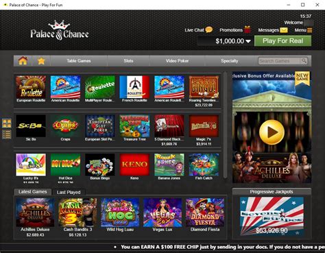 Palace of chance casino download
